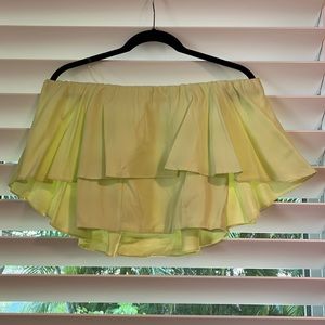 Off The Shoulder Cropped Blouse